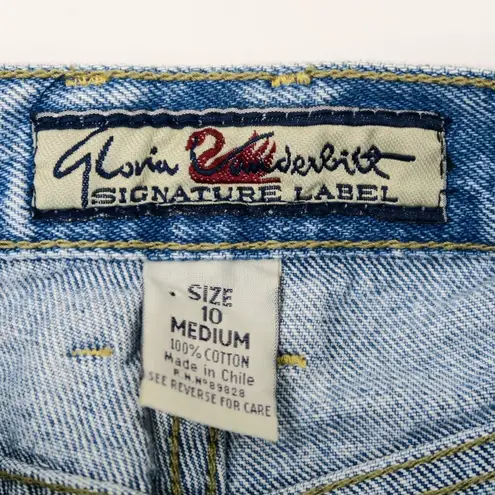 Gloria Vanderbilt Vintage 90s Signature Label High Waisted Jeans