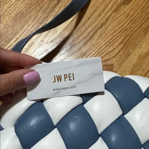 JW Pei Maze Bag - White & Blue NWT