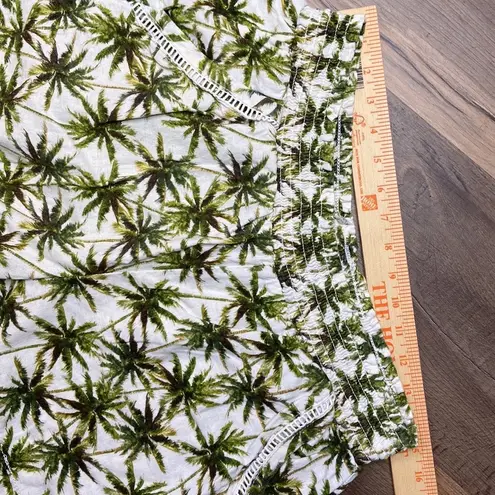 Briggs New York BRIGGS Women’s Palm Tree Tropical Island Linen Blend Shorts Size Medium - Image 8