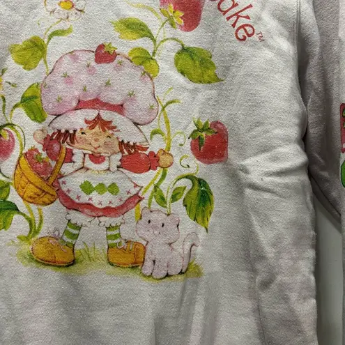 Strawberry Shortcake Light Pink Pullover Sweatshirt Size XS