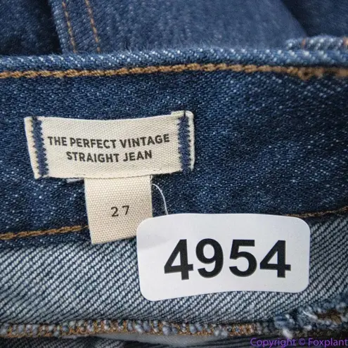 Madewell NEW  The Perfect Vintage Straight Jean in Greenhaven Wash, 27