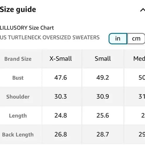 Lillusory Oversized Turtleneck Split Hem Batwing Pullover Tunic Sweater XS/S White