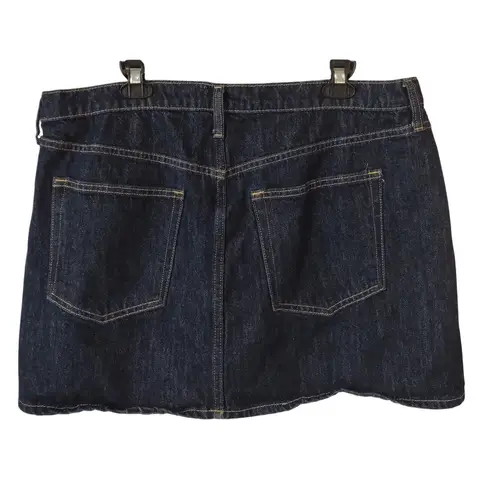 Universal Threads Universal Thread Denim Skirt Women's Size 16R Dark Wash Mini Jean