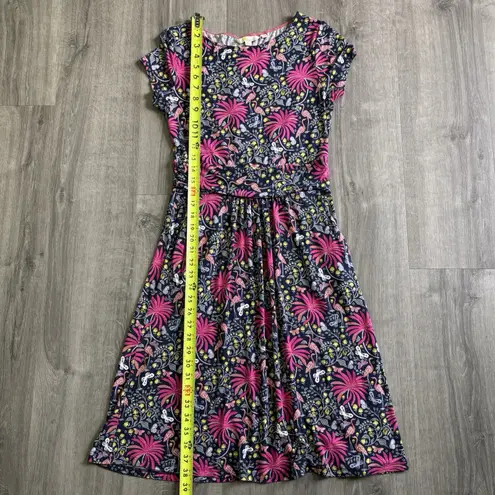 Boden USA Boden Dress Women's Size 4 US, 8 UK Multicolored Floral Animals Pockets Stretch