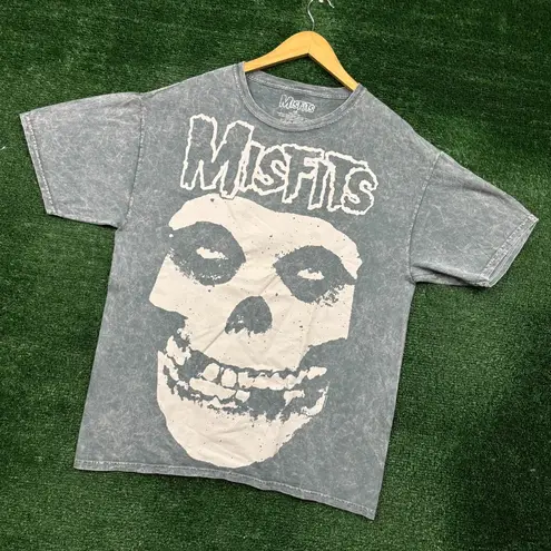 The Misfits The Crimson Ghost Punk Rock Band Mineral Wash T-shirt Size Large