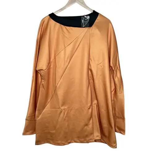 Starfleet Trekkie Uniform Gold Starship Captain Officer Halloween Dress 2x