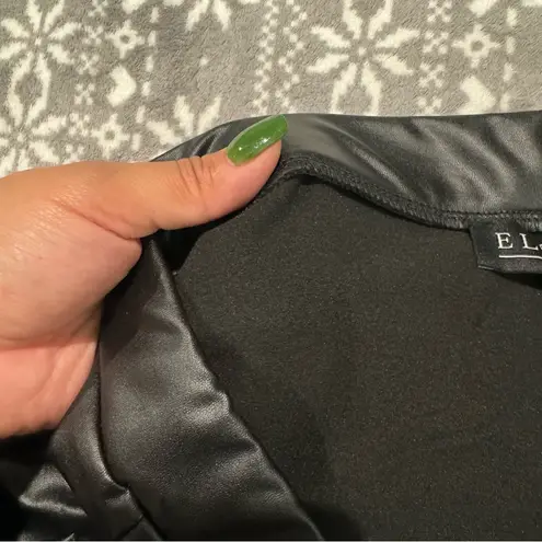 Eloquii ELOQUIl Faux Leather Leggings In Black Pull On NWT Size 18