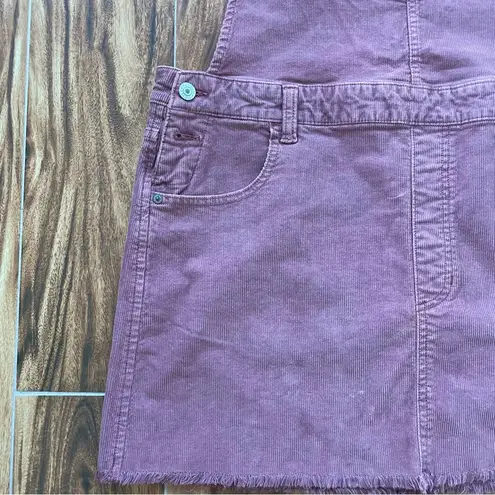 American Eagle NWT Mauve Pink Corduroy Mauve Skirt-All Overalls Dress Size XL