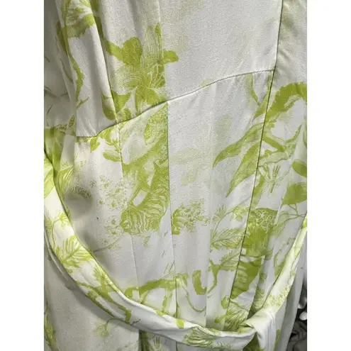 ALLSAINTS Roisin Riyaz Floral Print Midi Length Shirt Dress Size 4