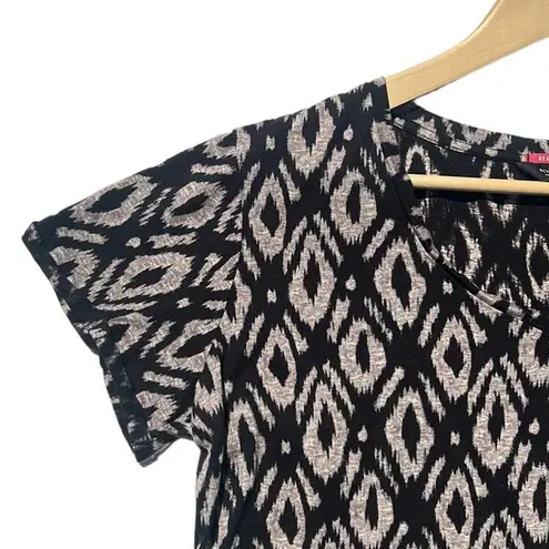 Scotch & Soda Beach Bandits Tan & Black Print Boxy Tee Size XS