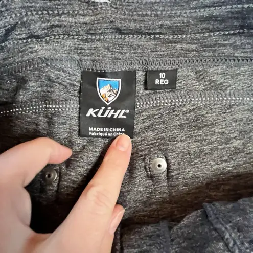 Kuhl Renegade Stealth Hiking Pants Size 10 Regular Gray 32 Inch Inseam