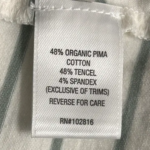 Garnet Hill Organic Pima Cotton Top Cream XL