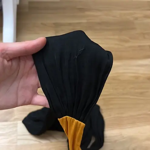 Maje Rasti one shoulder color block satin dress