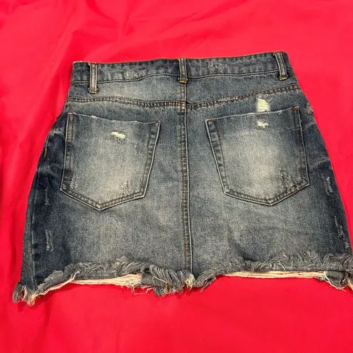 Forever 21  denim mini skirt size 25