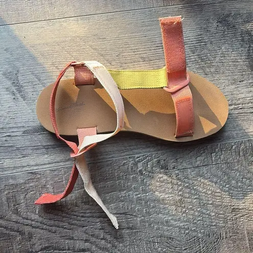 Adjustable Velcro Sandals Orange Size 8