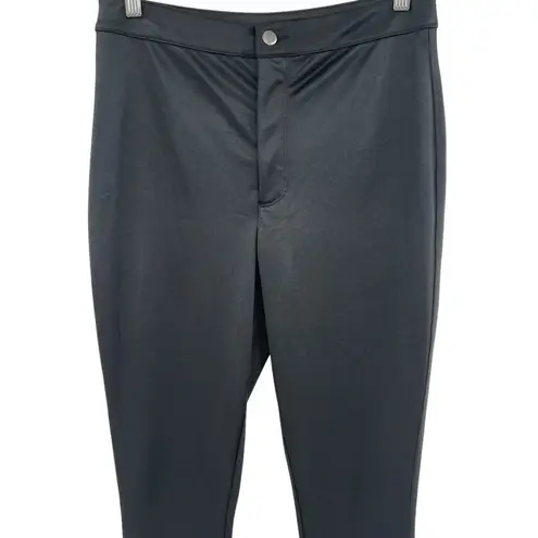 SKIMS Disco Pants Onyx Black Skinny Stretch Size Large