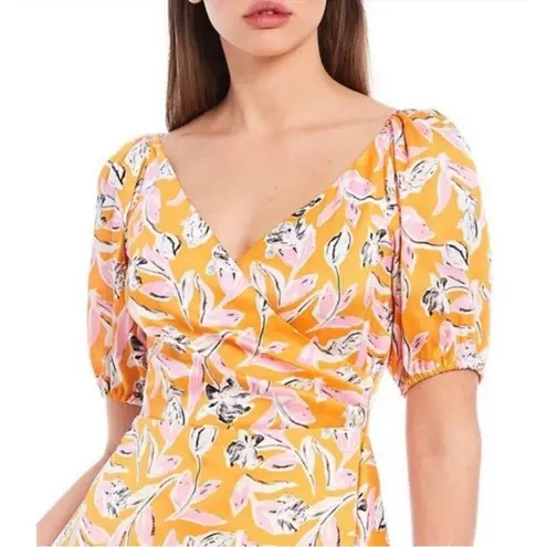 Sachin + Babi Ava Puff Sleeve Midi Dress