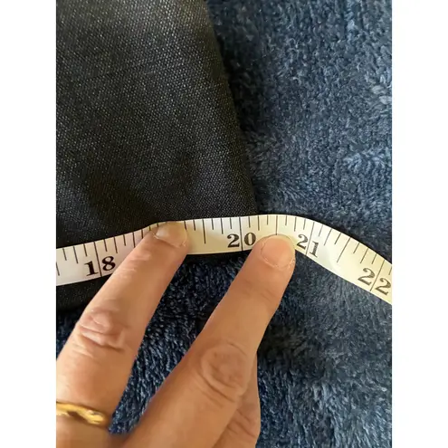 Emily Womens Blazer Jacket Dark Gray One Button Office Career Size 8