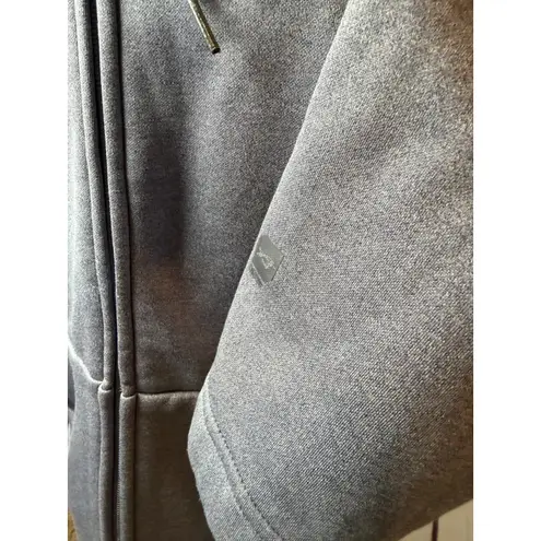 Orage Full Zip ski Jacket Large Womens Fleece Sweatshirt Hoodie Purple Lined