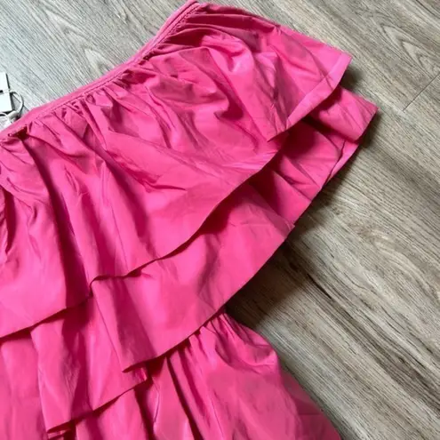 Endless Rose One-Shoulder Ruffle Minidress Size S NWT