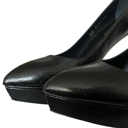 Saint Laurent Black Stiletto Heels Sleek Design