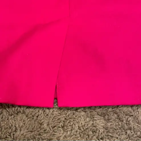 Talbots Hot Pink Barbie Core Wool Pencil Skirt