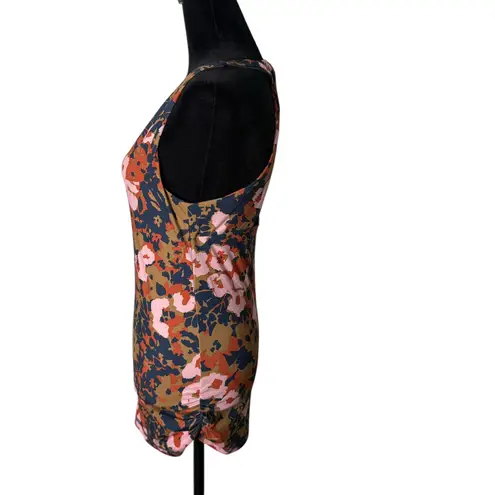 prAna Womens Locano Bra Tank Top Floral Print Size S Racerback Moisture Wicking