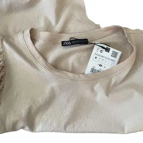 ZARA NWT  Ruffled Top Size M