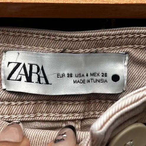 ZARA  The Marine Straight high-rise wide-leg jeans