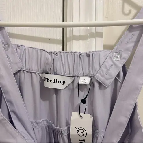 The Drop Britt Tiered Maxi Tent Dress in Lavender Sleeveless w/Pockets Small NWT Purple