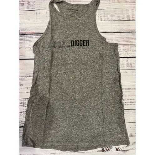 Good hYOUman “Goal Digger” tank gray size medium