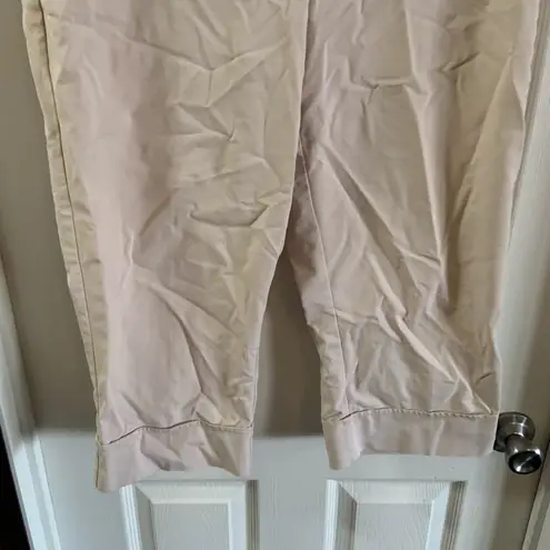 Kenar Women’s Tan Capri Cropped Trousers size 12