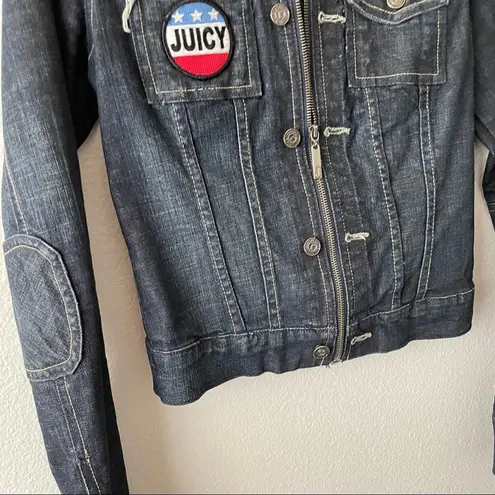 Juicy Couture  Zip Up Denim Jacket