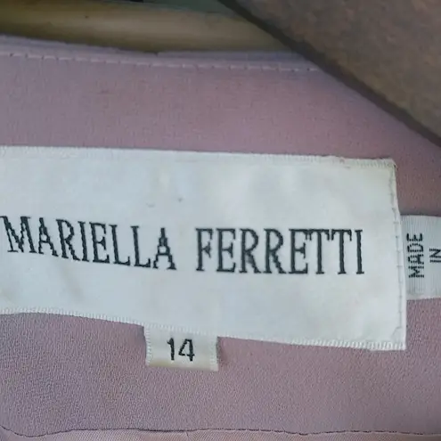 Mariella Ferretti 14 Formal Rose Mauve Skirt Suit Pink