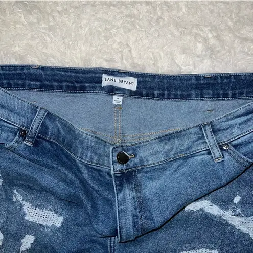 Lane Bryant  Distressed Size 24 Jeans