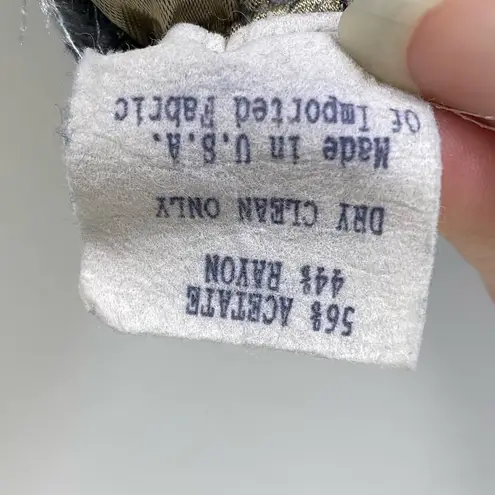 Vintage Grey Silky High Waisted Trouser Pants Gray