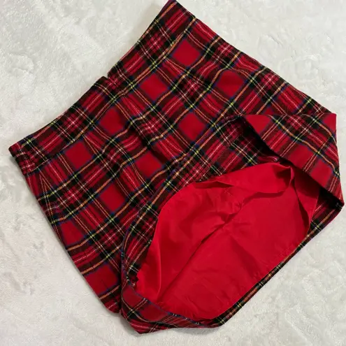 J.Crew Factory Red Plaid Wool Blend A