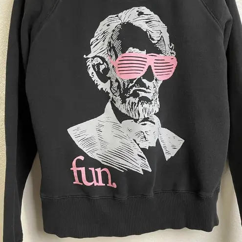 Fun. From New York Hoodie Small Black Pink Sweatshirt Band Concert Lincoln