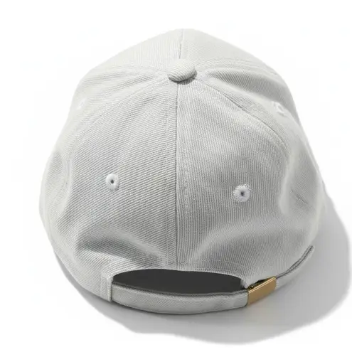 River Island Women's Grey Rhinestone Brim Baseball Cap Glam Crystal Embellished