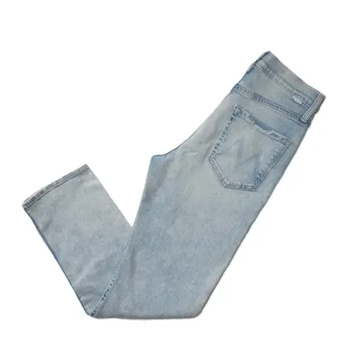 NWT Mother Pixie Tomcat Ankle in Nature Of The Game Straight Stretch Jeans 28 Blue