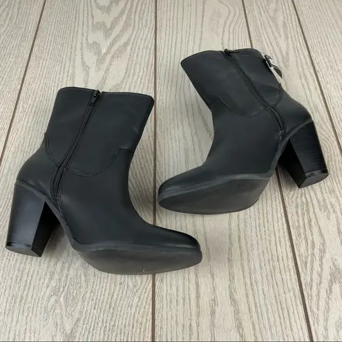 Code West Hugs N Kisses Fringe Western Boots 9M Black Faux Leather $110