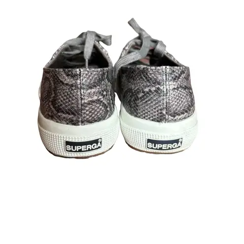 Superga  2750 - Faux Snake Grey Sneaker- Size 6