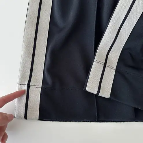 Palm Angels Track Pants Womens Large 44 Black Striped Wide Leg Street Sporty US8