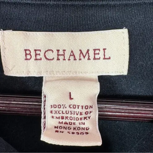 Bechamel Dog Lover Embroidered Patches Full Zip Cardigan Jacket Blue Large