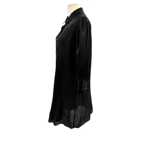 The Kooples  Delicate‎ Paisley Shirtdress Patterned Black Size 1 US Small / 4