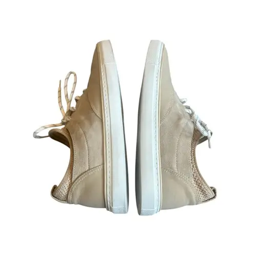 Jenni Kayne Beige Trainers Sneakers Tennis Shoes Suede Luxury Size 39 9 Women's