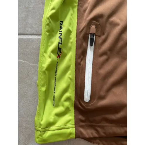 The Mountain Sun Rain Jacket Womens Size XL Brown Rainflex Golf Outdoor Waterproof - Image 7