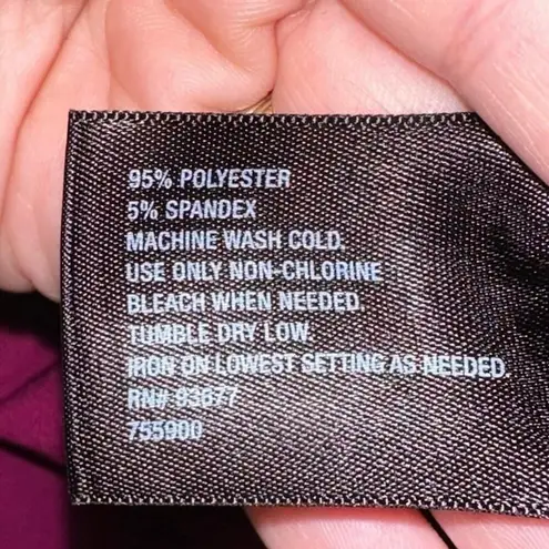 East 5th  Plum Open Front Waterfall Cardigan