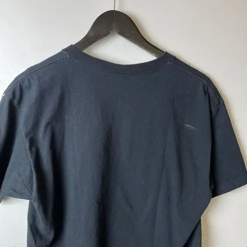 Gold rush Vintage Y2K T Shirt Gray Large L Raised Print Graphic Tee 100% Cotton