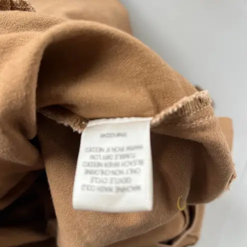 Skies Are Blue Paperbag Waist Womens Pants Size 1X British Tan Belt Crop 172929